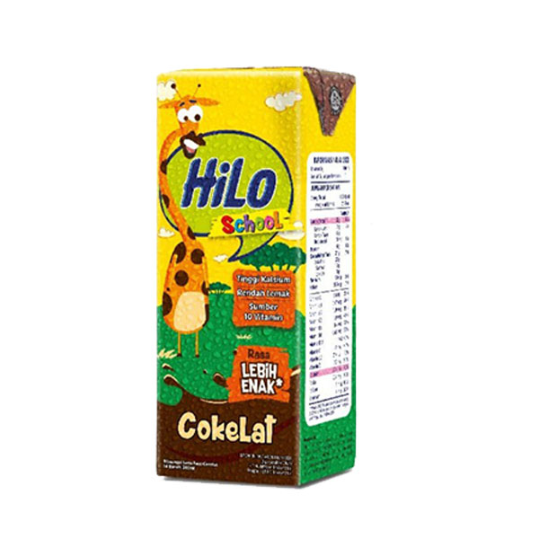 

HILO SCHOOL COKELAT UHT 200ml