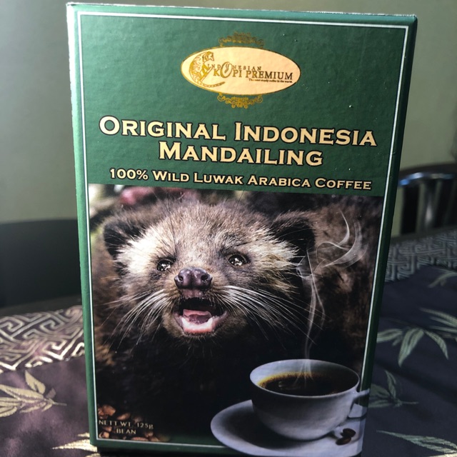

kopi luwak mandailing original 125 gr Bean