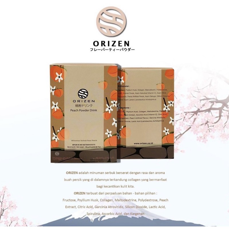 

ORIZEN Peach Tea Detox