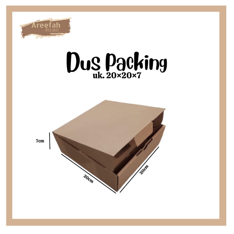 

KARDUS KARTON / KARDUS BOX / KARDUS PACKING DIE CUT UKURAN 20x20x7 cm