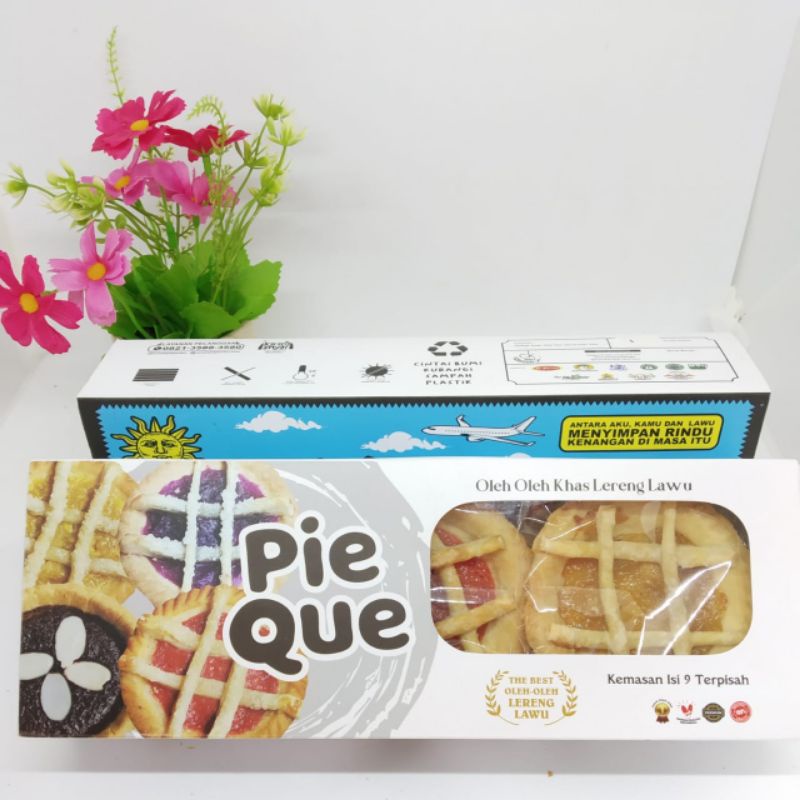 

Pie Susu Asli Enak PieQue Rasa Pisang Bawen 9 Pcs Original