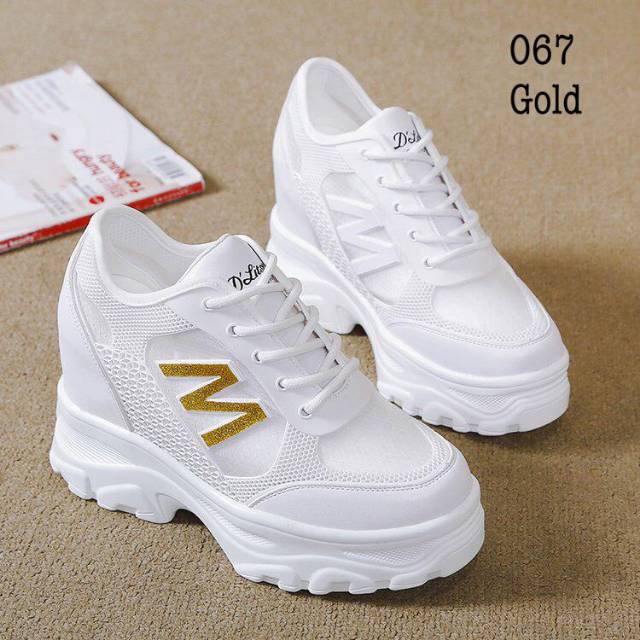 Sepatu Wedges wanita impor Korea#A067