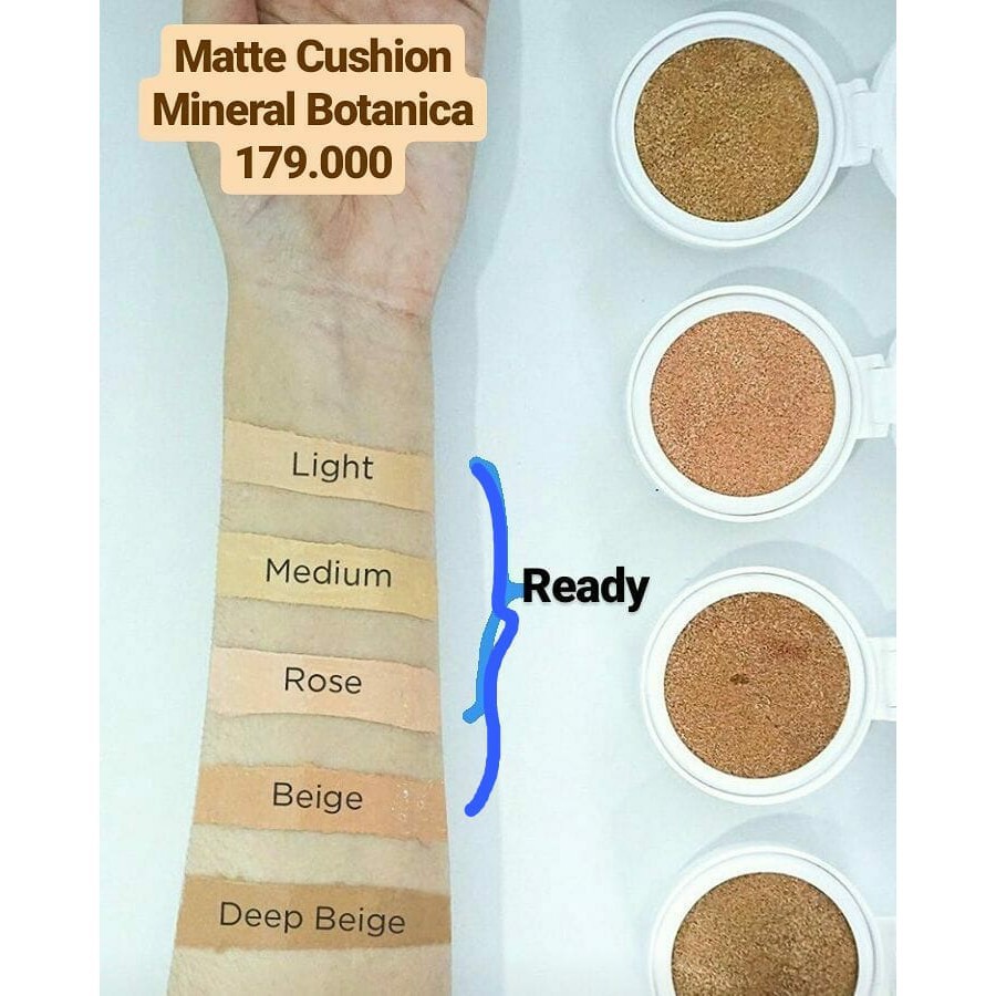 air cushion foundation matte finish mineral botanica
