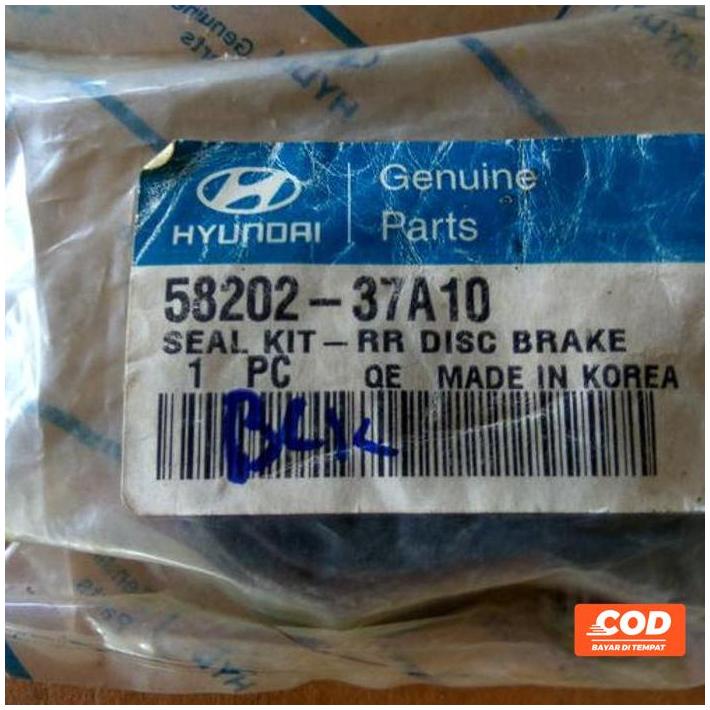 Seal Kit Kaliper Piston Rem Belakang Hyundai Trajet /Santa Fe Asli (( Kode 080))