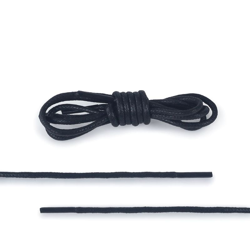 Tali Sepatu Sneakers Bulat Lilin Waxed Mengkilap Terbaru | Premium Material | Tahan Air Anti Bulu