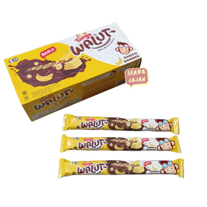 

WAFER TANGO WALUT CHOCO BANANA 18g x 12bungkus