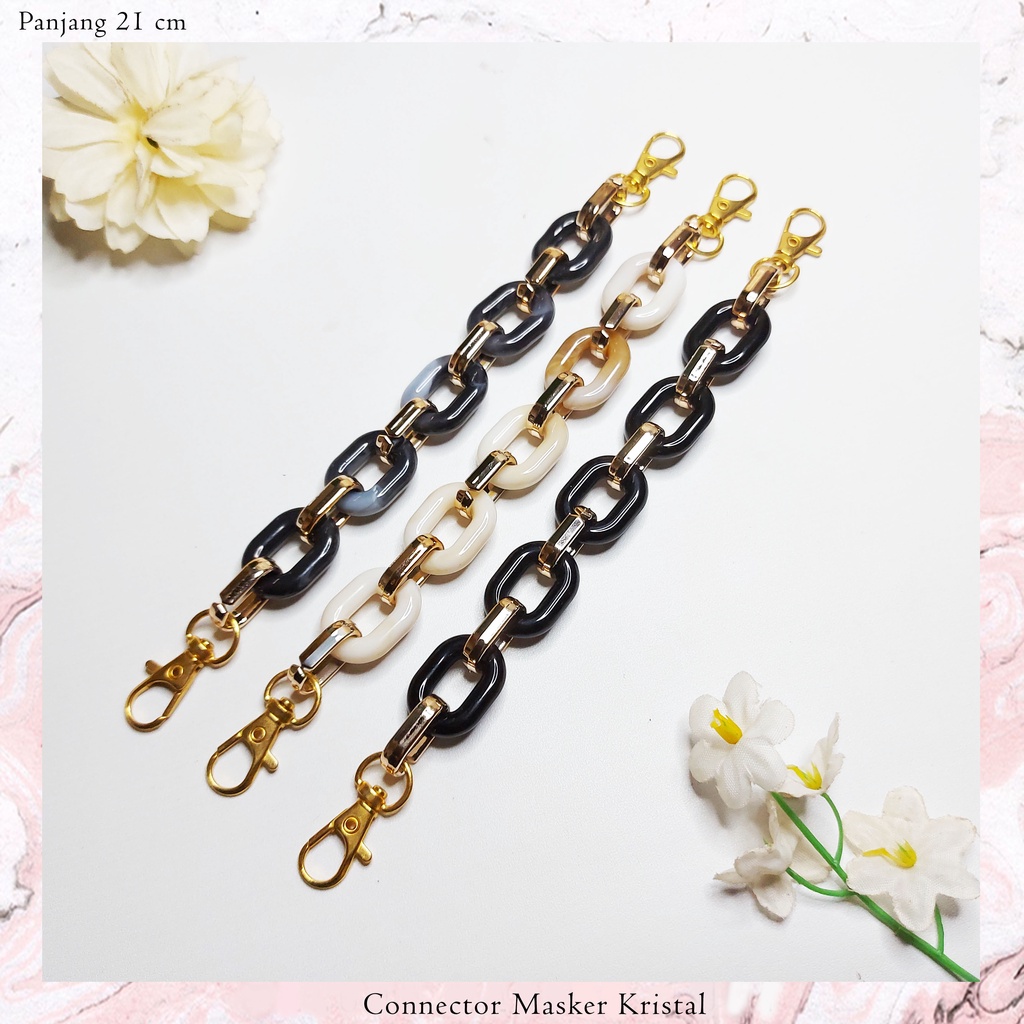 Konektor Masker Hijab Rantai | Pengait Masker Hijab Rantai | Konektor Masker Hijab Rantai | Konektor
