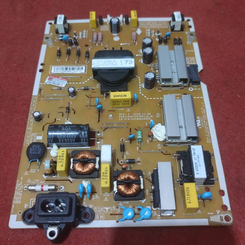 PSU regulator power Supply board TV LED LG 49UJ652 T - 49UJ652T