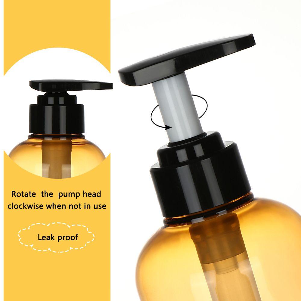 Wonder 3Pcs Botol Dispenser Dengan Pompa Tekan Conditioner Shower Lotion Bottle Containers Set
