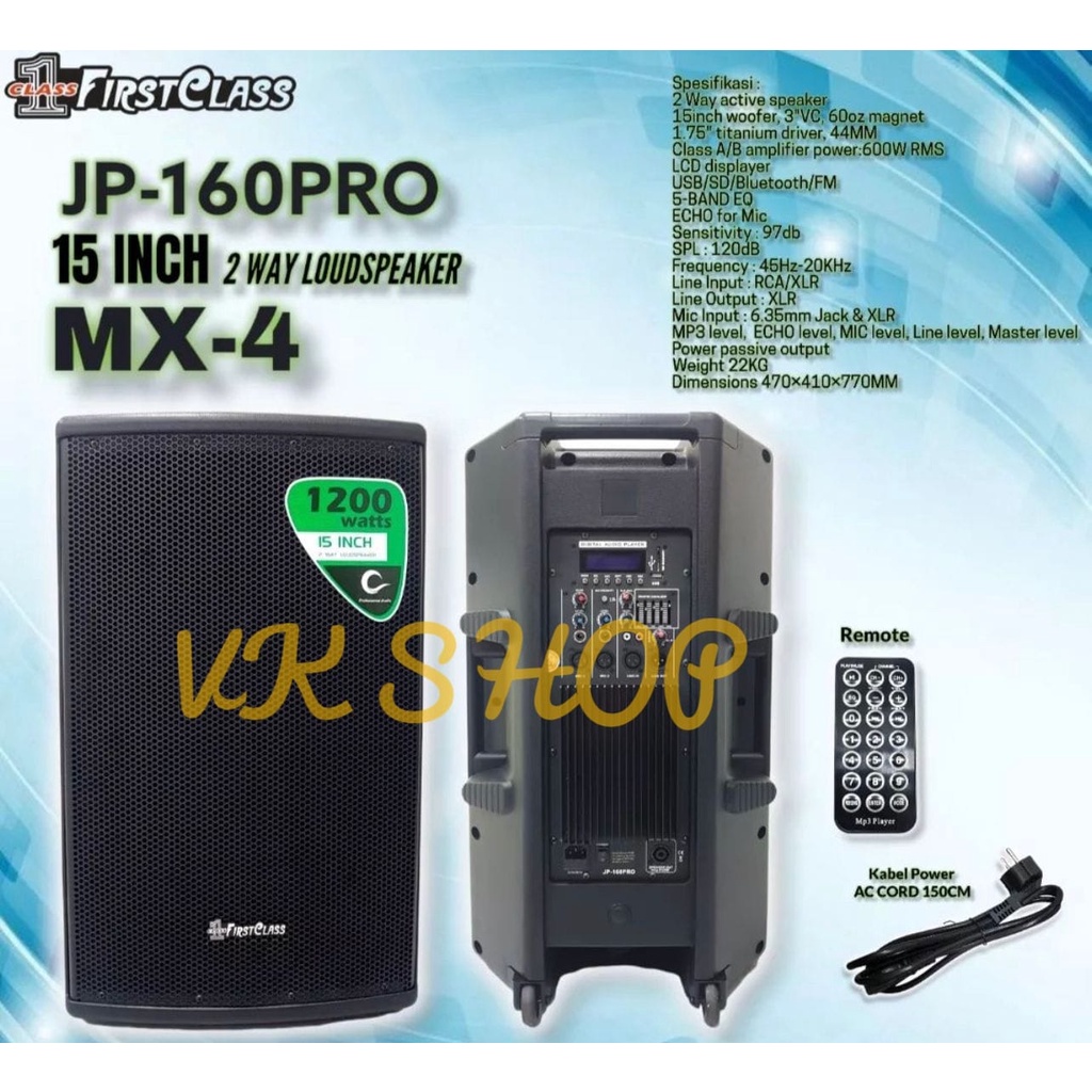 SPEAKER FIRSTCLASS JP160PRO MX4 JP160PROMX4 FIRST CLASS JP160PRO MX 4