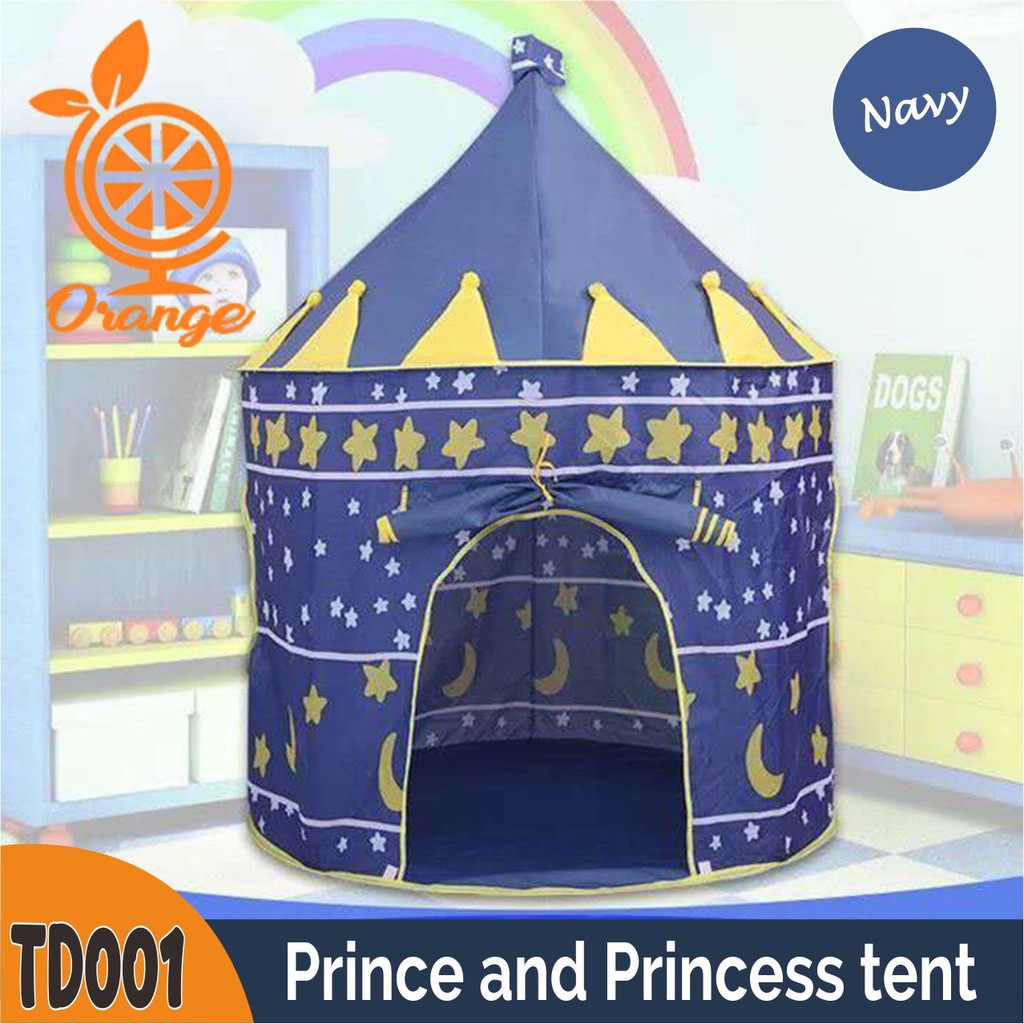 Tenda Anak Model Castel TD001 Mini And Big Prince Tenda Mainan Anak Portable Tent Material Polyester