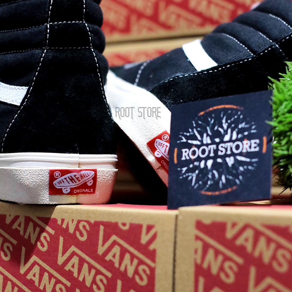 VANS SK8 HI BLACK WHITE / VANS SK8 HIGH CLASSIC