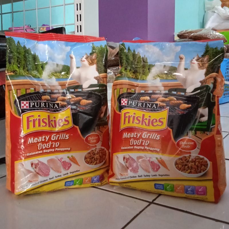 Makanan Kucing Friskies Meaty Grills 1,2 kg 1,2kg Cat food murah