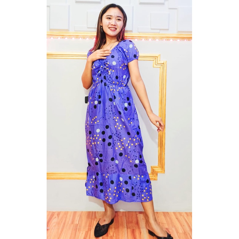 DRESS CASANDRA REMPEL-DASTER RAYON PANJANG