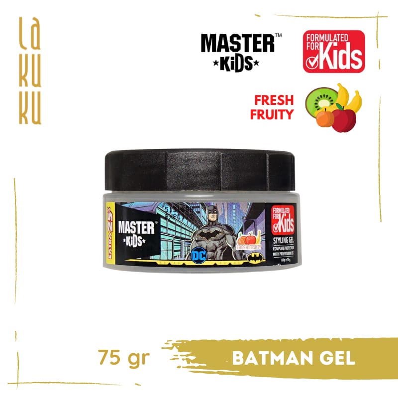 Lakuku - Master Kids Hair Styling Gel Jar Rambut Anak 75gr Superhero