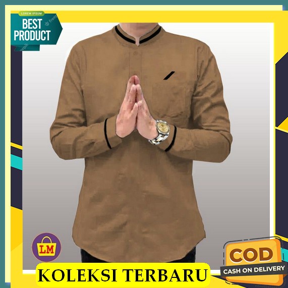 Buruan Serbuu Jrj- Baju Koko Katun Lengan Panjang Dewasa Size Standar & Big Size Eceran Grosir Orang