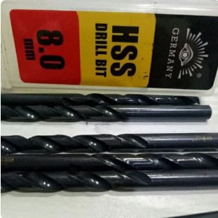 ALS Mata Bor Besi Bagus Tjap Mata HSS 6mm 7mm 8mm 9mm 10mm 11mm 12mm