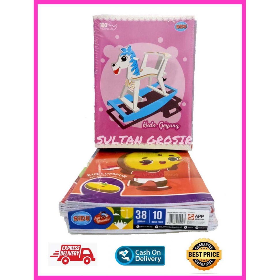 

BUKU TULIS SIDU 38 LEMBAR / SIDU 38 LEMBAR 1 PACK