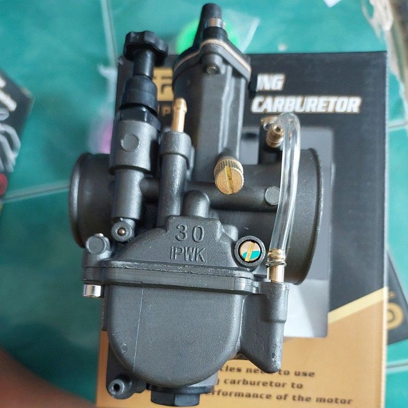 Karburator pwk 28 cpo black karbu pwk 28 cpo power jet  plus jarum pj mj  karbu pe 28  pwk 28 ngo-Pwk 30 cpo hitam