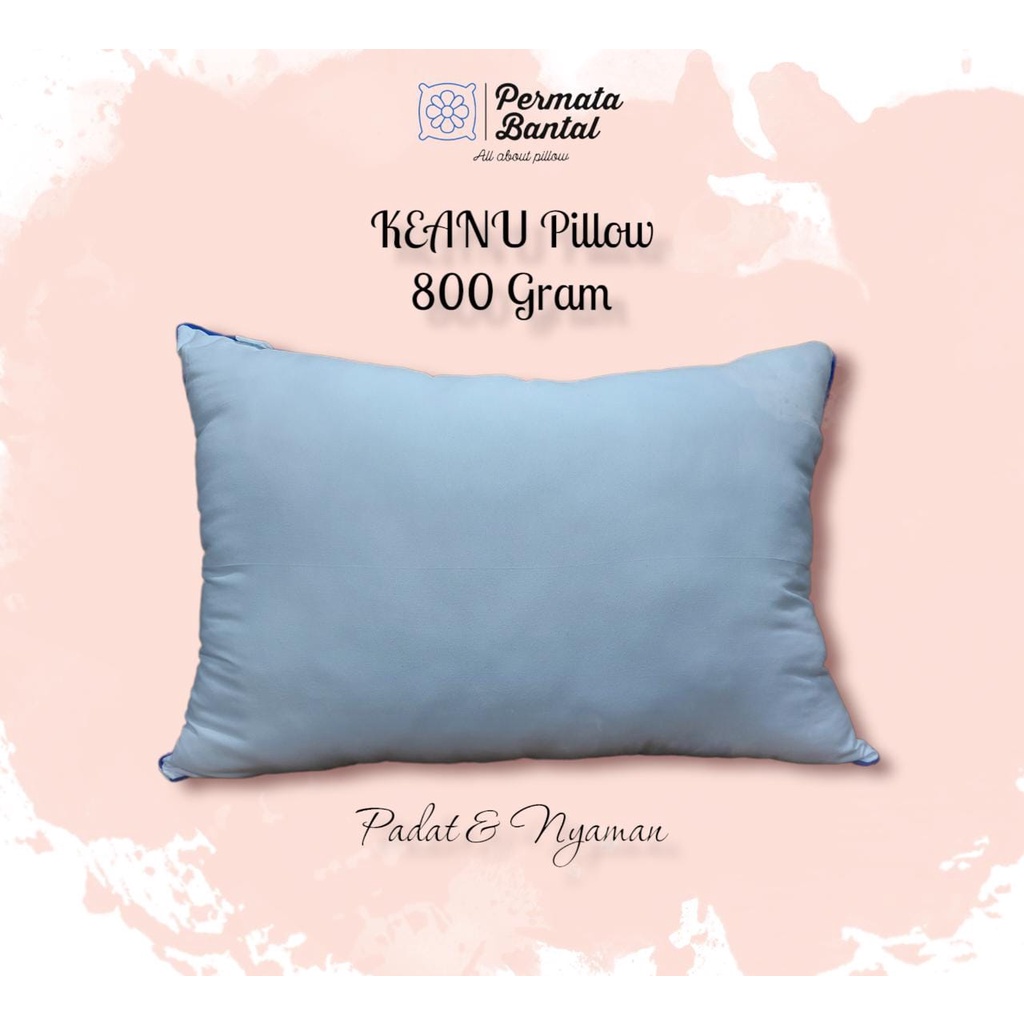 [PROMO]Paket Bantal Guling KEANU Pillow Ukuran 65x45 isi full silikon padat 800Gram