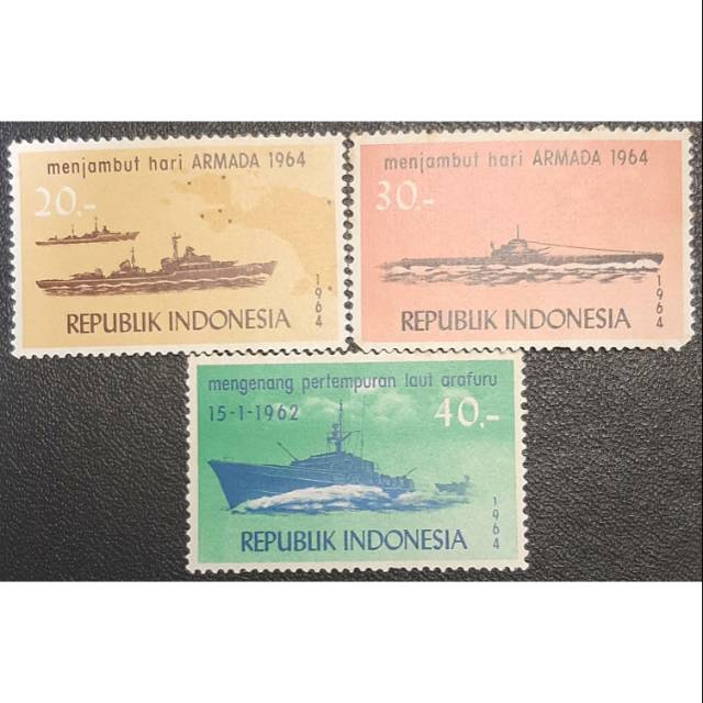 

Set Perangko Menyambut Hari Armada 1964