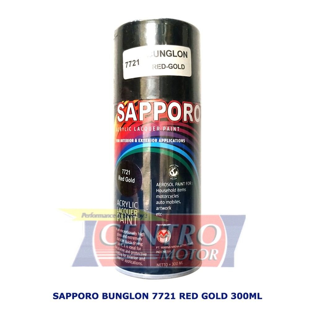 

SAPPORO BUNGLON 7721 RED GOLD Cat Semprot