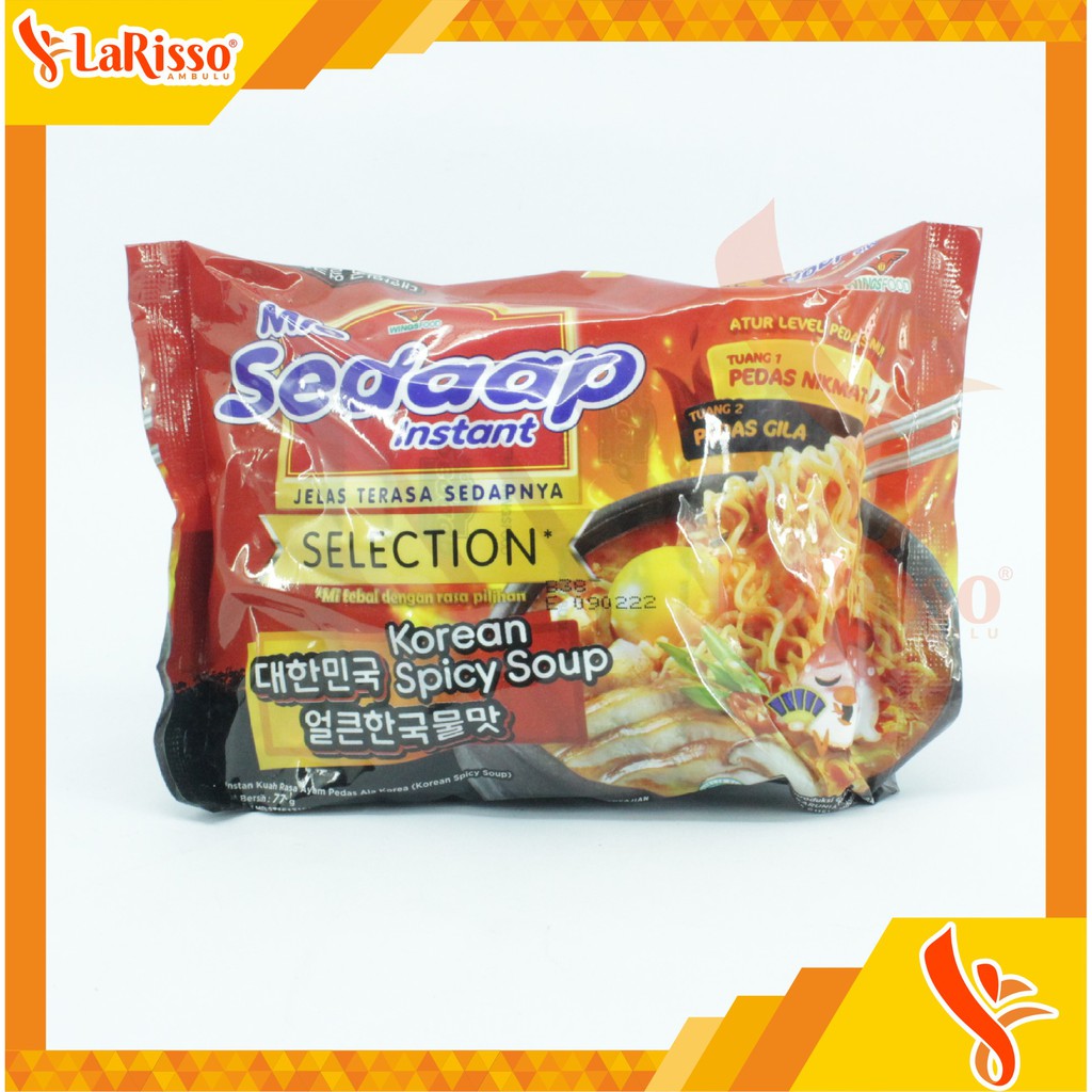 

MIE INSTAN SEDAAP SELECTION 80GR ASLL VARIAN (DAPAT 3PCS)