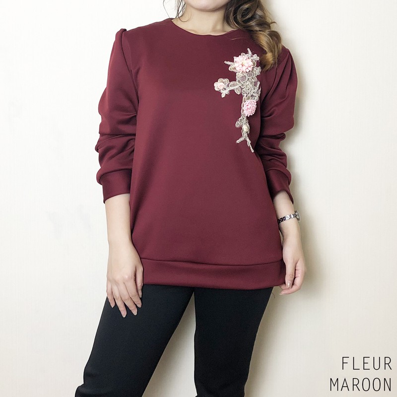 FLEUR TOP JUMBO - Atasan Jumbo Wanita Blouse Wanita