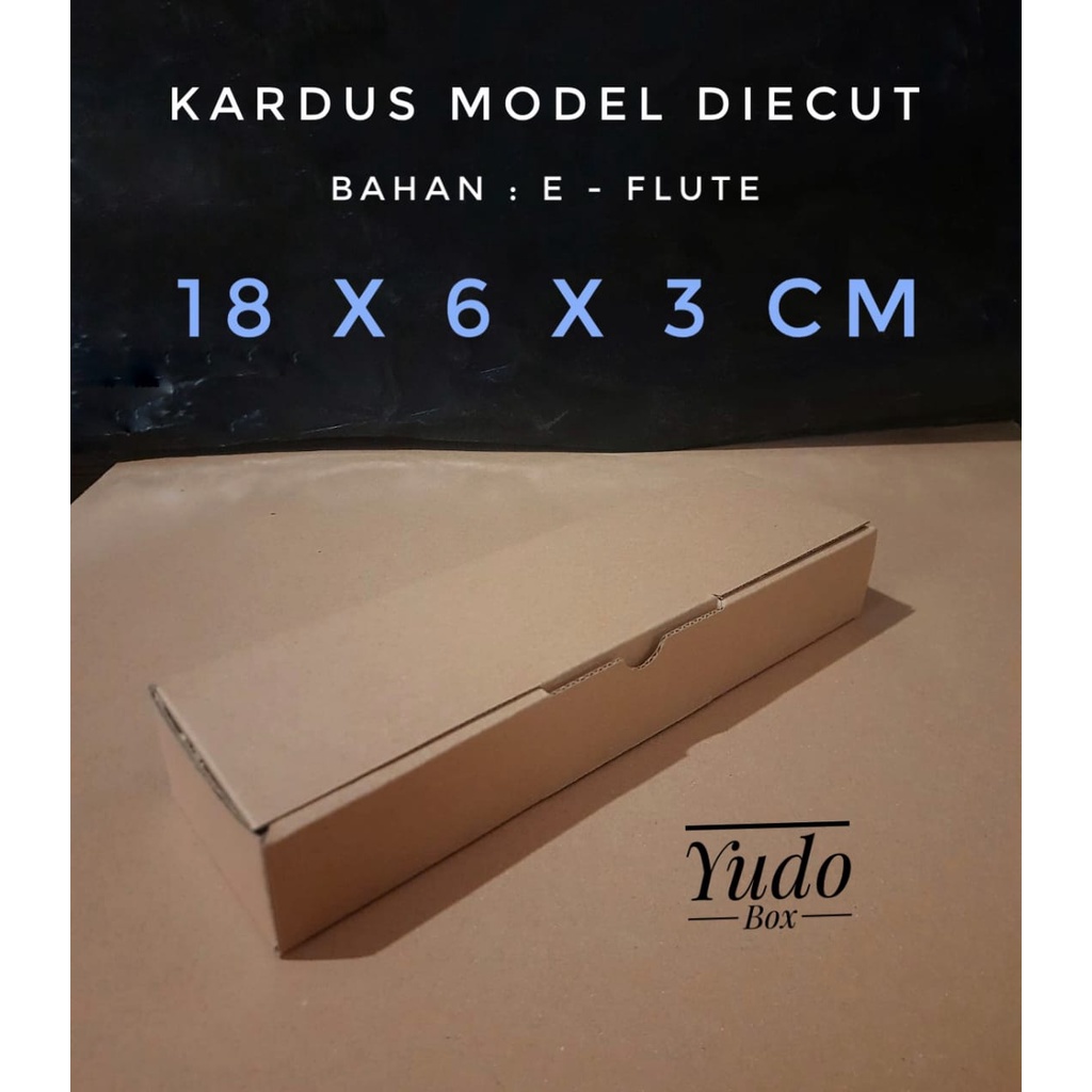 

box kardus diecut uk 18 x 6 x 3 cm model pizza