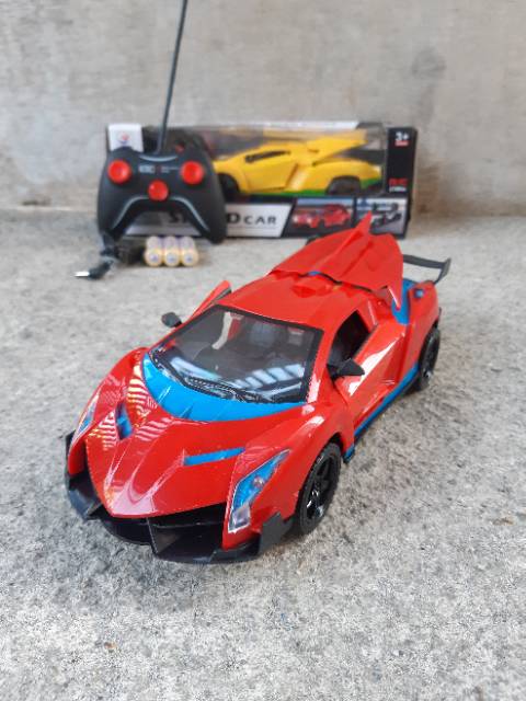 RC CAR LAMBORGHINI BUKA PINTU - MAINAN MOBIL REMOTE CONTROL ANAK - RADIO KONTROL REMOT