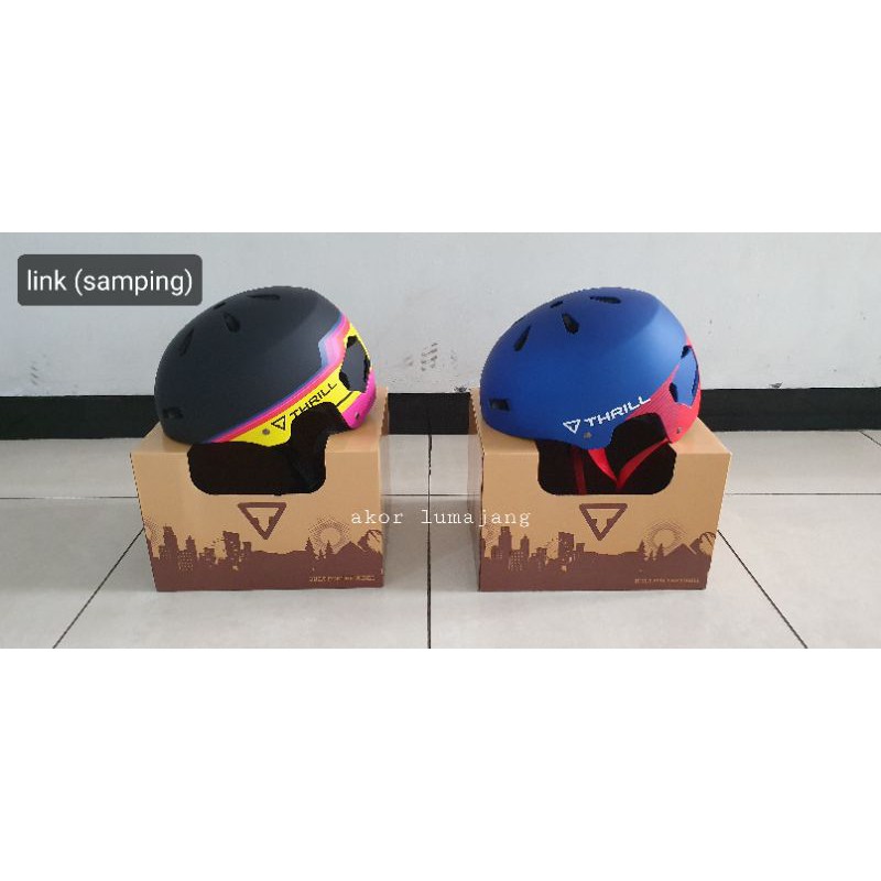 helm sepeda BMX helmet THRILL LINK