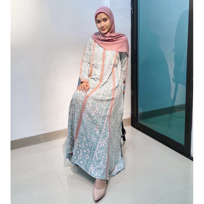 Karin Dress by LW Zihan | Batik modern | Dress muslimah