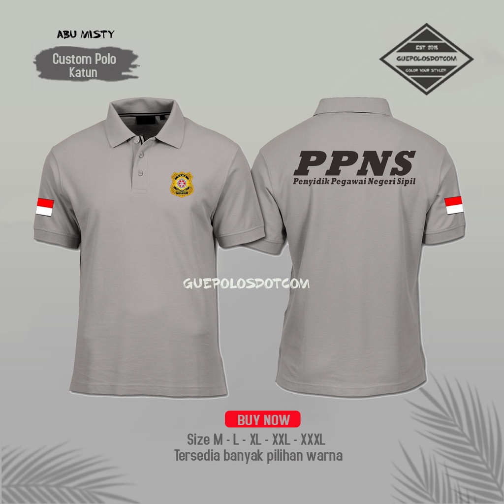 Kaos Kerah Polo PPNS Pengawas Pegawai Negeri Sipil Terbaru