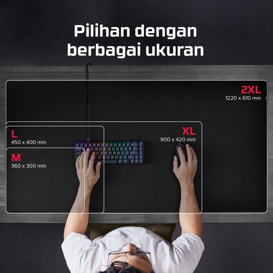 HyperX Pulsefire Mat Gaming Mouse Pad Garansi Resmi