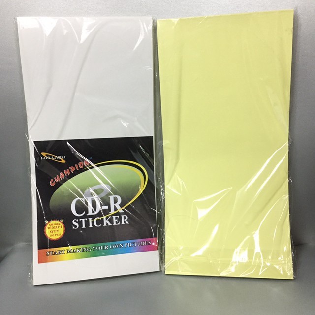 Stiker CD / DVD / LABEL CD / CD LABEL CHAMPION isi 100pcs