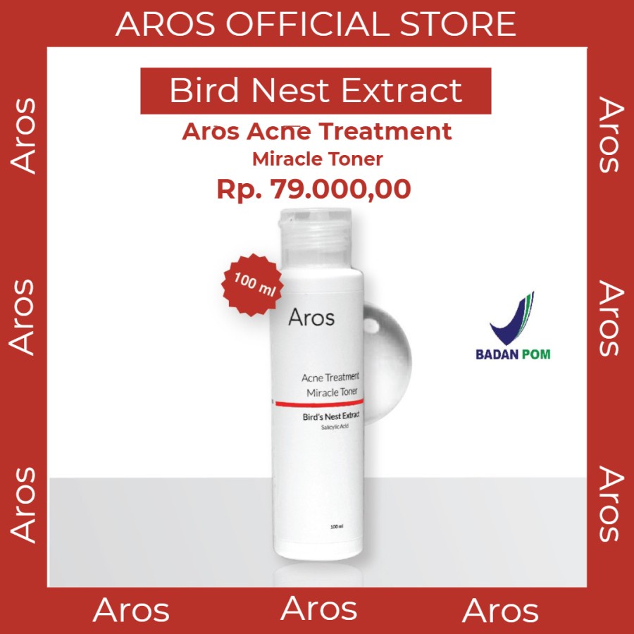 AROS Miracle Toner 100ml Clarifying Acid Acne Treatment Aros Official