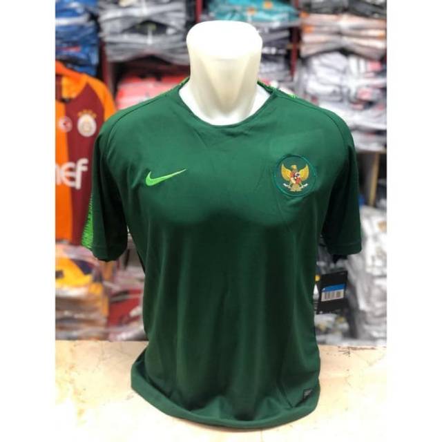 Jersey Training Timnas Indonesia Warna Hijau Grade Ori.