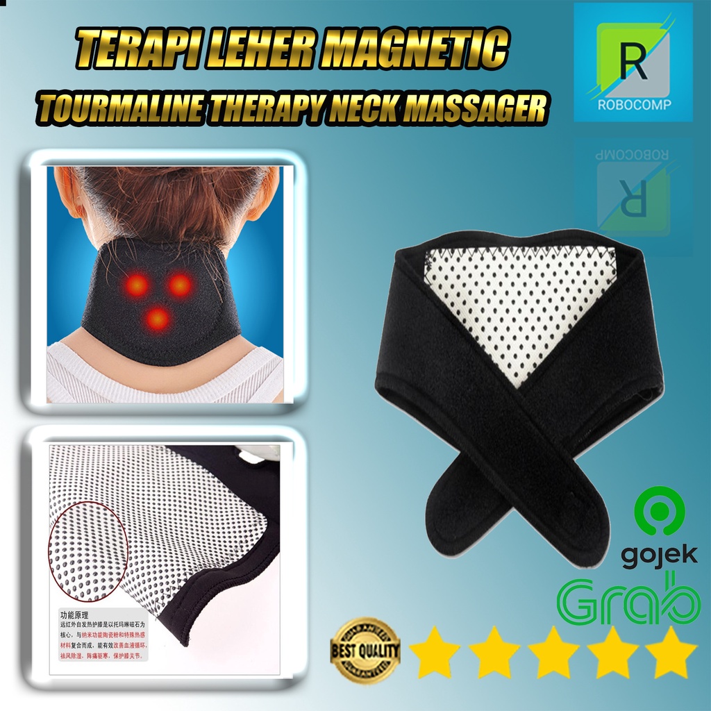 Terapi Leher Magnetic Tourmaline Therapy Neck Massager