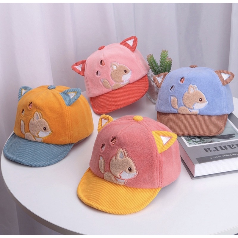 5-15 bulan Topi Baseball Anak Bayi Squirrel Untuk Anak Laki Laki Anak  / Baby Baseball Hat