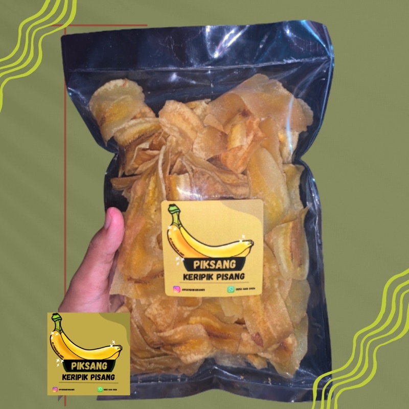 

KERIPIK PISANG 180gr || PIKSANG manis dan renyah by purnawanamri