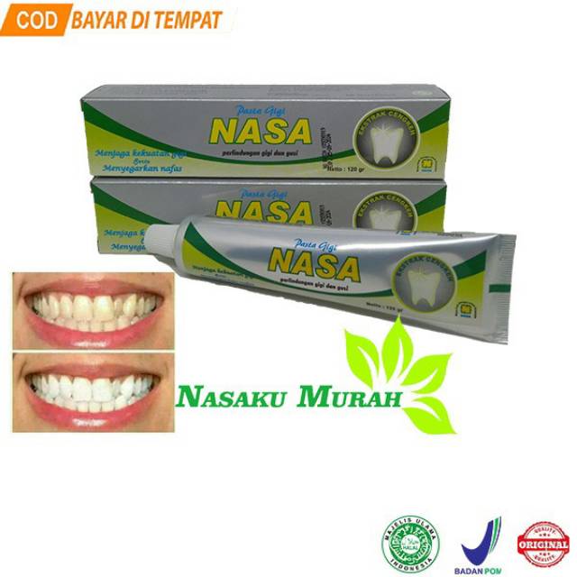 Pasta Gigi Nasa 120gr-PGN (MERONTOKAN KARANG GIGI)