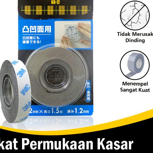 

۝ Scotch KH 12 Double Tape Super Strong for Rough Surface 3M ◙