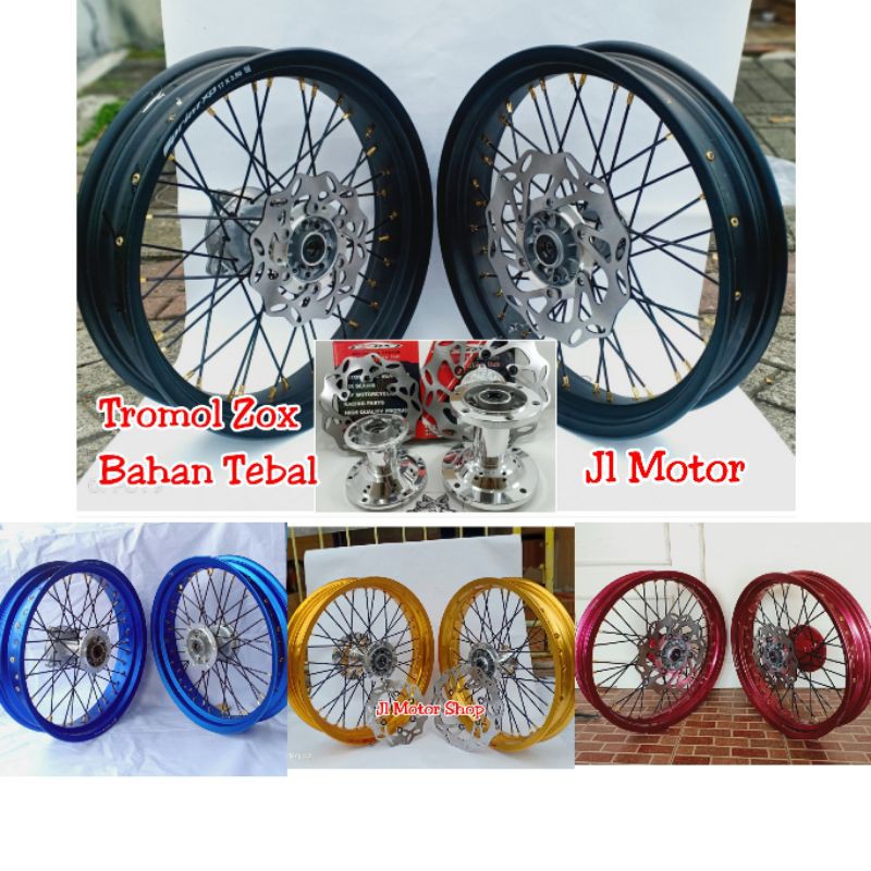 Velg Supermoto Yamaha WR 155 WR155 - SEPAKET VELG SET SUPER MOTO Yamaha WR155 WR 155