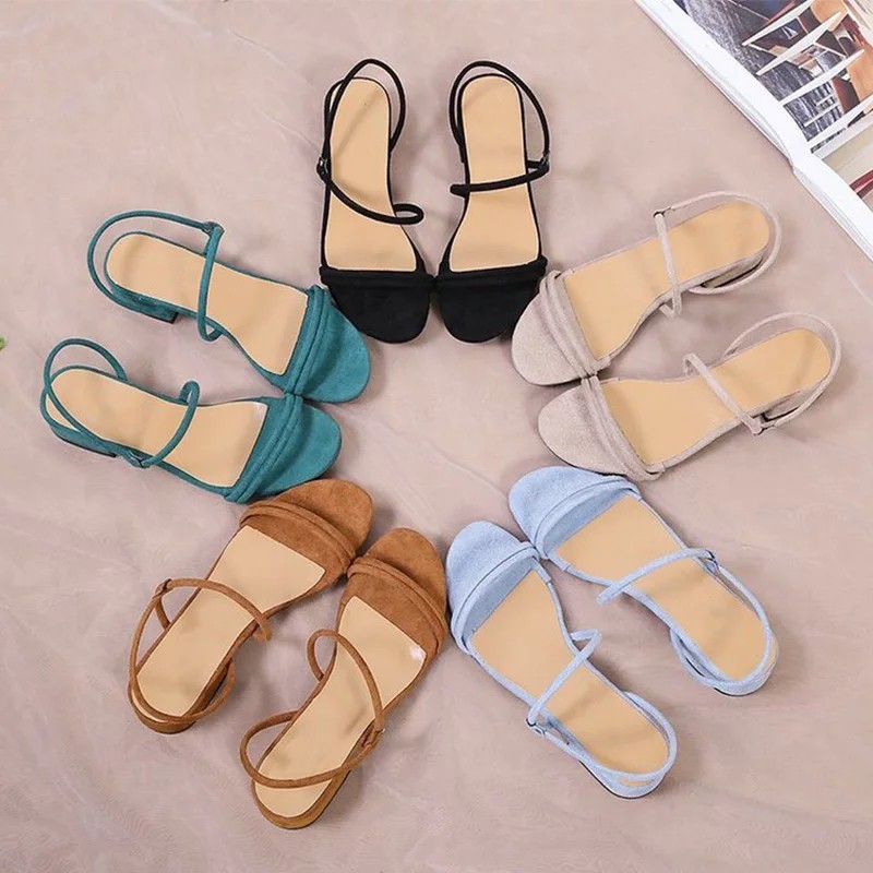 SANDAL HELS PEREMIUM HAK TAHU 3CM MODEL TALI [TERBARU/TERMURAH] N 12