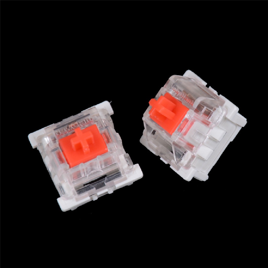 (lsingers1) 10pcs Switch Keyboard Mekanikal Warna Merah Untuk Cherry MX