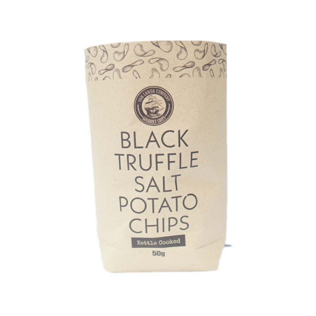 

Van Landa Potato Chips - Black Truffle Salt 50 gr (No MSG)-Jkut