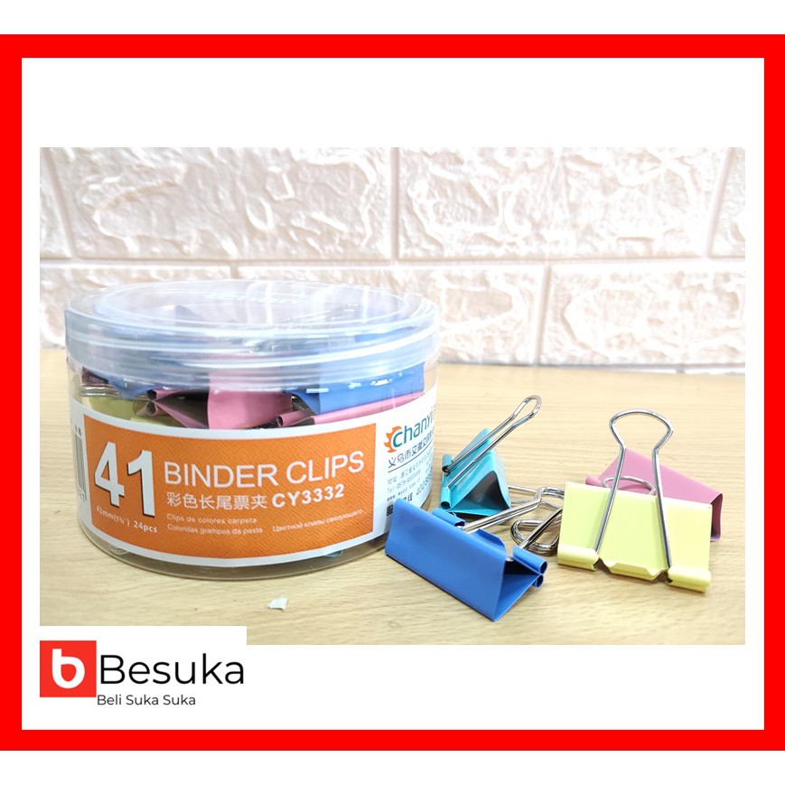 

BINDER CLIP CY-3332 WARNA