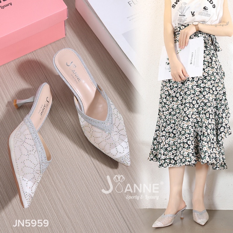 RESTOCK! [ORIGINAL] JOANNE Heels Shoes Sepatu Pesta Wanita #JN5959