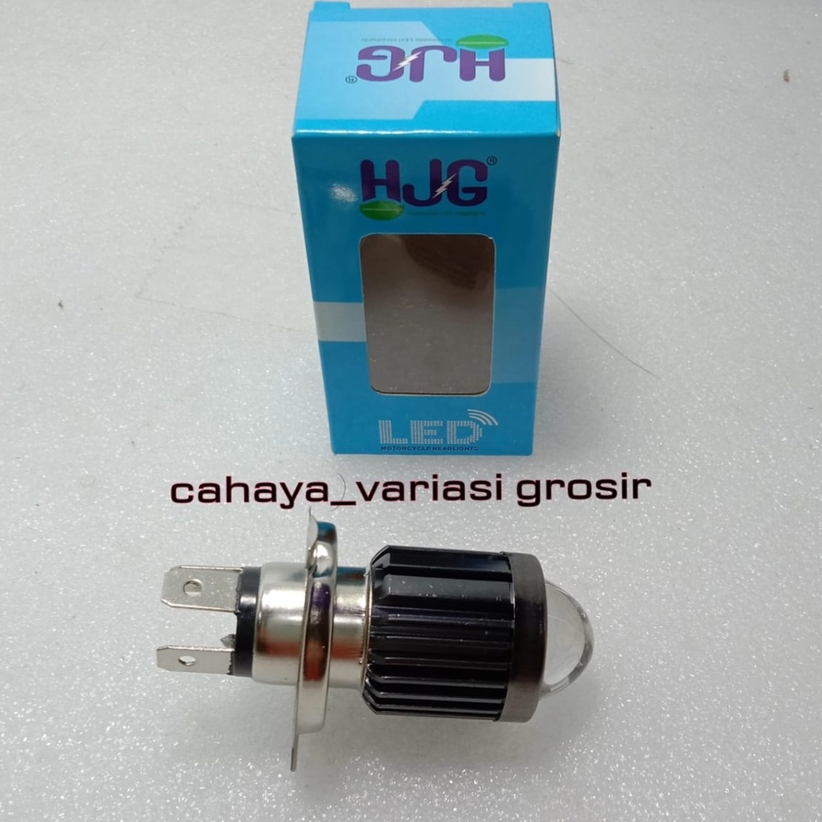 Lampu Depan Led H4 3000k 6000k Dual Warna Kuning Putih Lampu Utama Laser Untuk Motor Mobil Universal