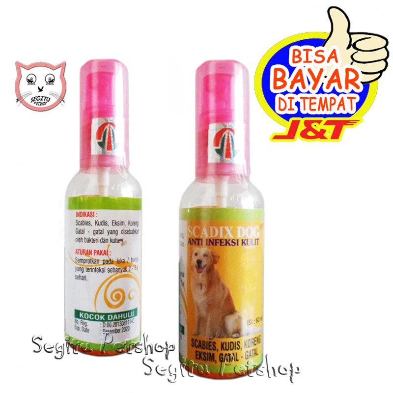 OBAT JAMUR GATAL GATAL KORENG SCABIES ANJING SCADIX DOG